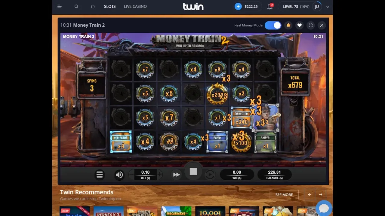 Money Train 2: Epic 2971x Win from Bonus Buy Session!