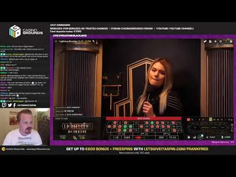 Lightning Roulette 500x Win! Evolution Gaming Live Casino