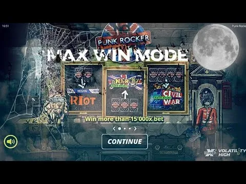 Punk Rocker 2: Insane 30144x Win on Nolimit City Slot!