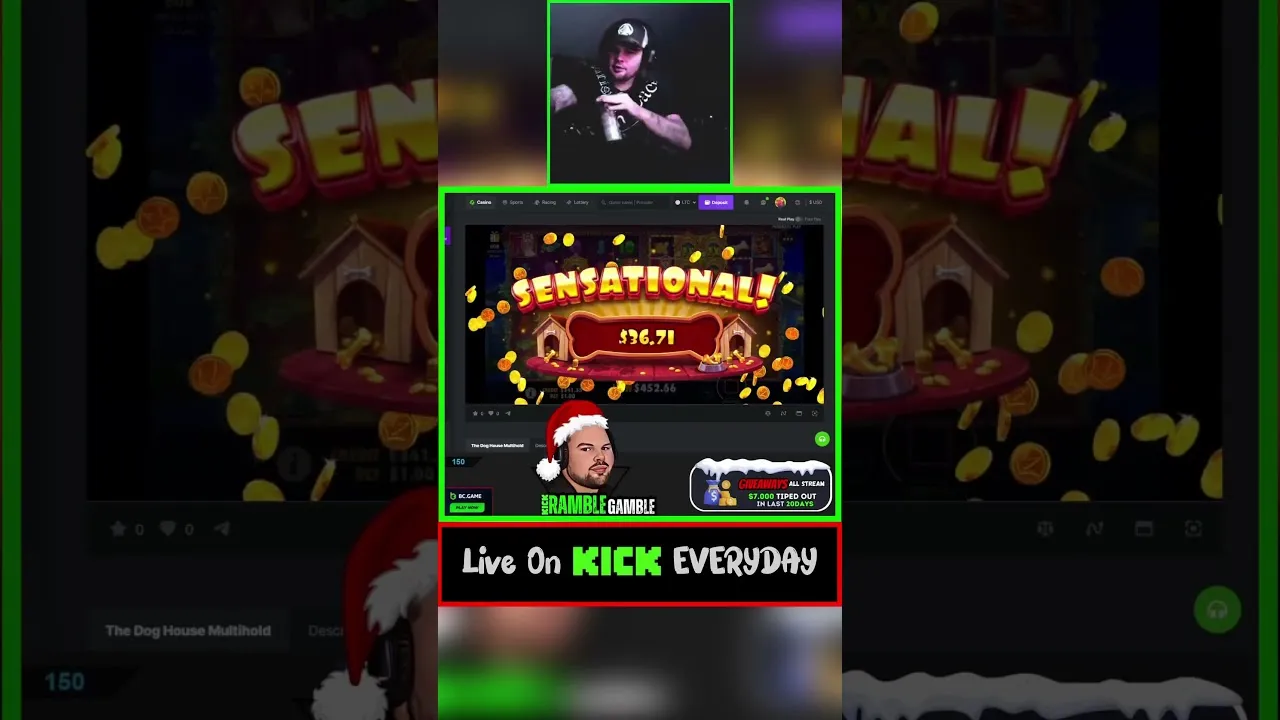 The Dog House Multihold Bonus Win, 21x Multiplier