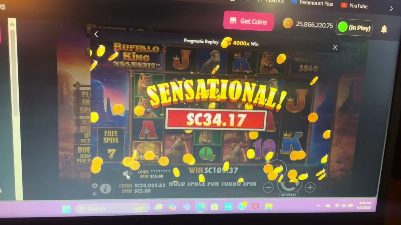 Buffalo King Megaways: Epic 4000x Win! Pragmatic Play