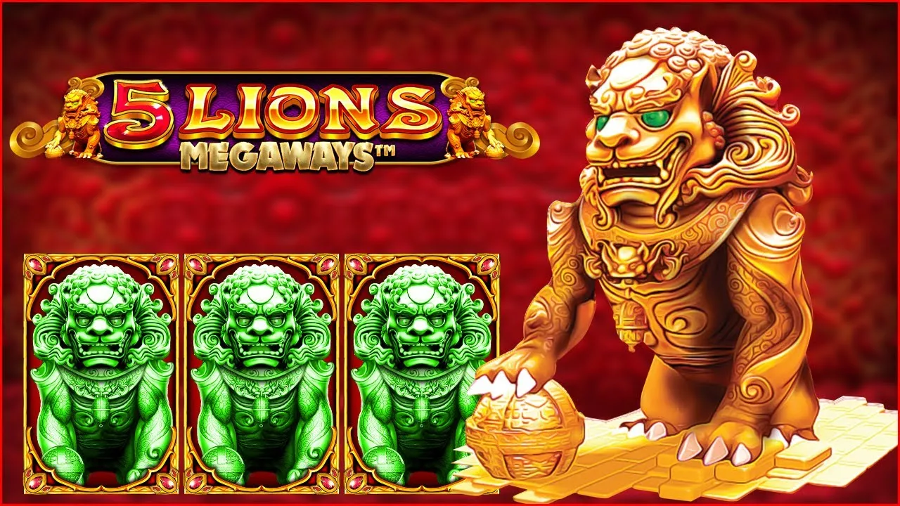 5 Lions Megaways 388x Free Spins Big Win at Stake