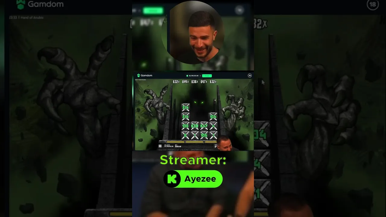 Hand of Anubis Slot: Ayezee's Jaw-Dropping 2690x Win!