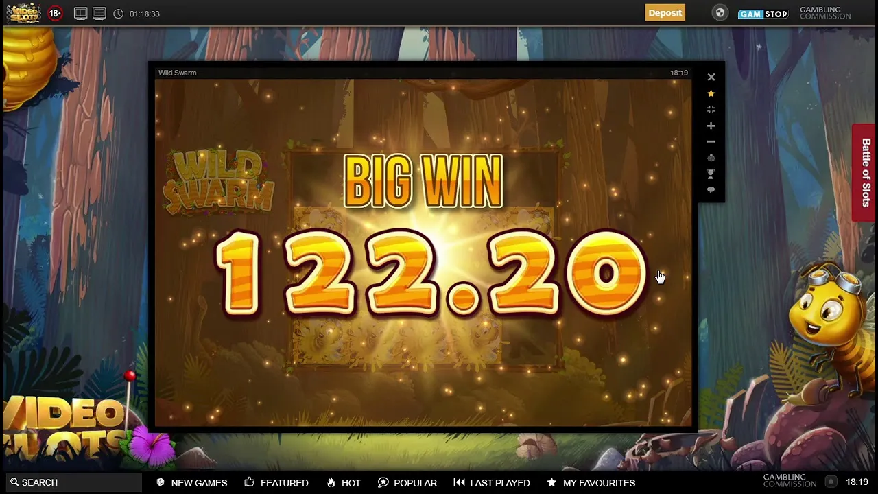 Wild Swarm Slot: Insane 192x Multiplier Bonus Round Win!