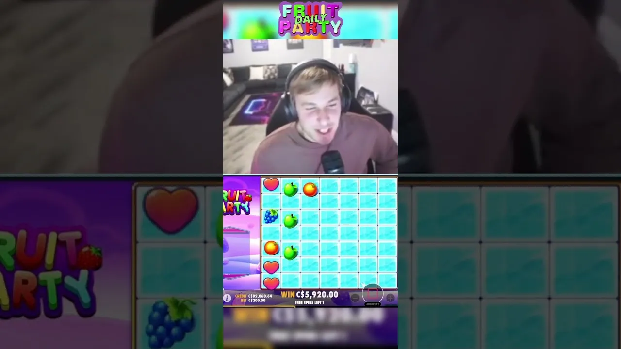 Fruit Party: Massive $37,920 Win with 189x Multiplier!