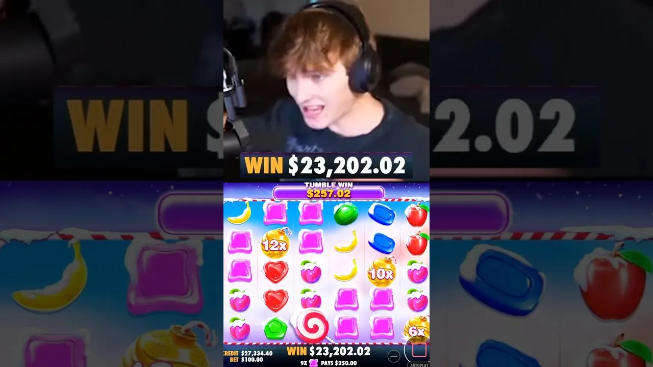 Sweet Bonanza Xmas: Massive 346x Win by Pragmatic Play!