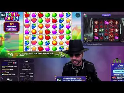 Fruit Party: HUGE 5000x Base Game Win! (Pragmatic Play)