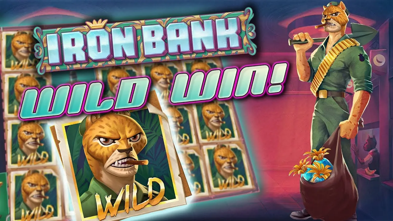 Iron Bank Slot Big Win: Full Wild Screen Payout