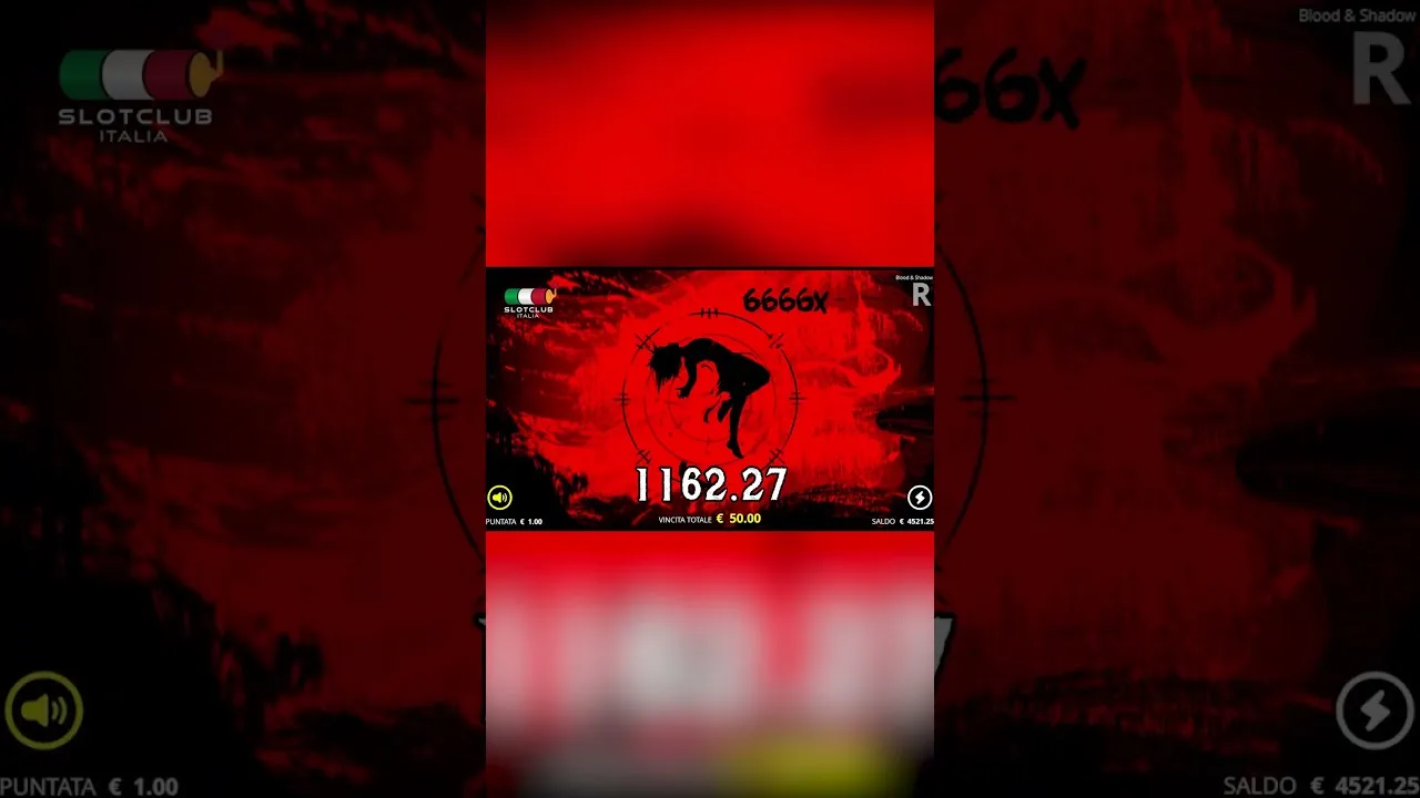 Blood Shadow 6666x Free Spins Win, Nolimit City
