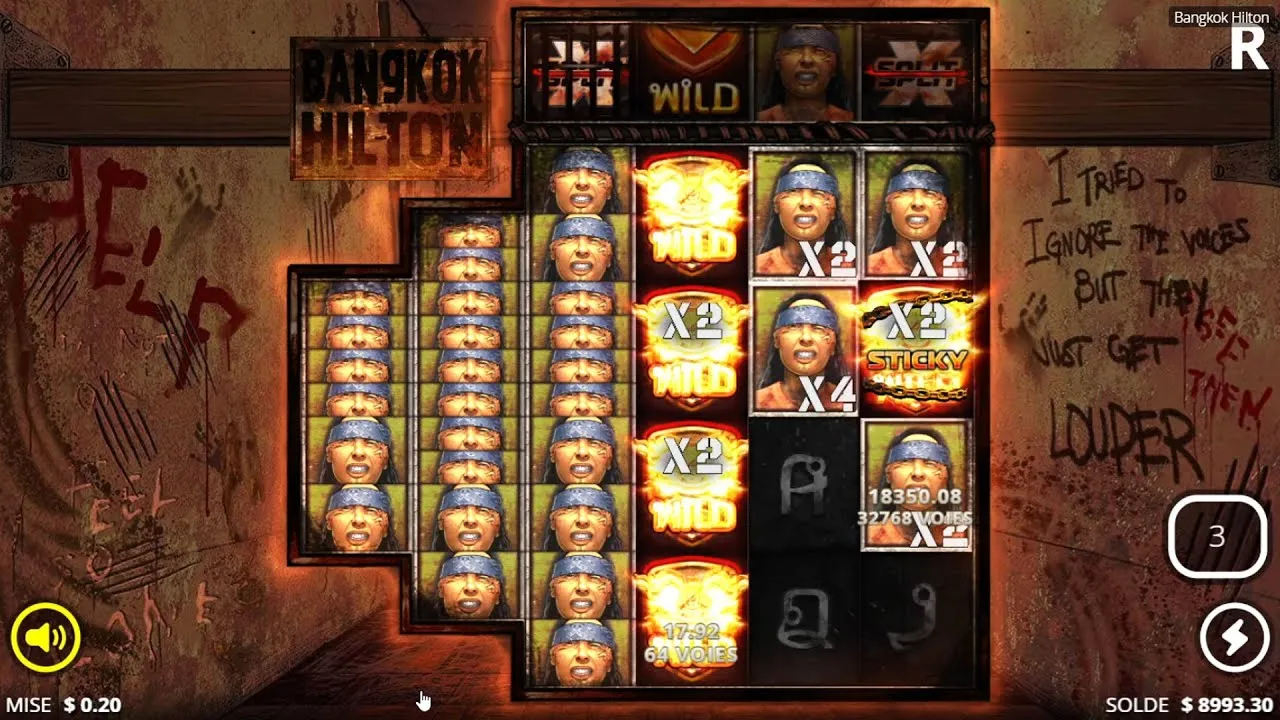 Bangkok Hilton 44444x Big Win, a Free Spins Round