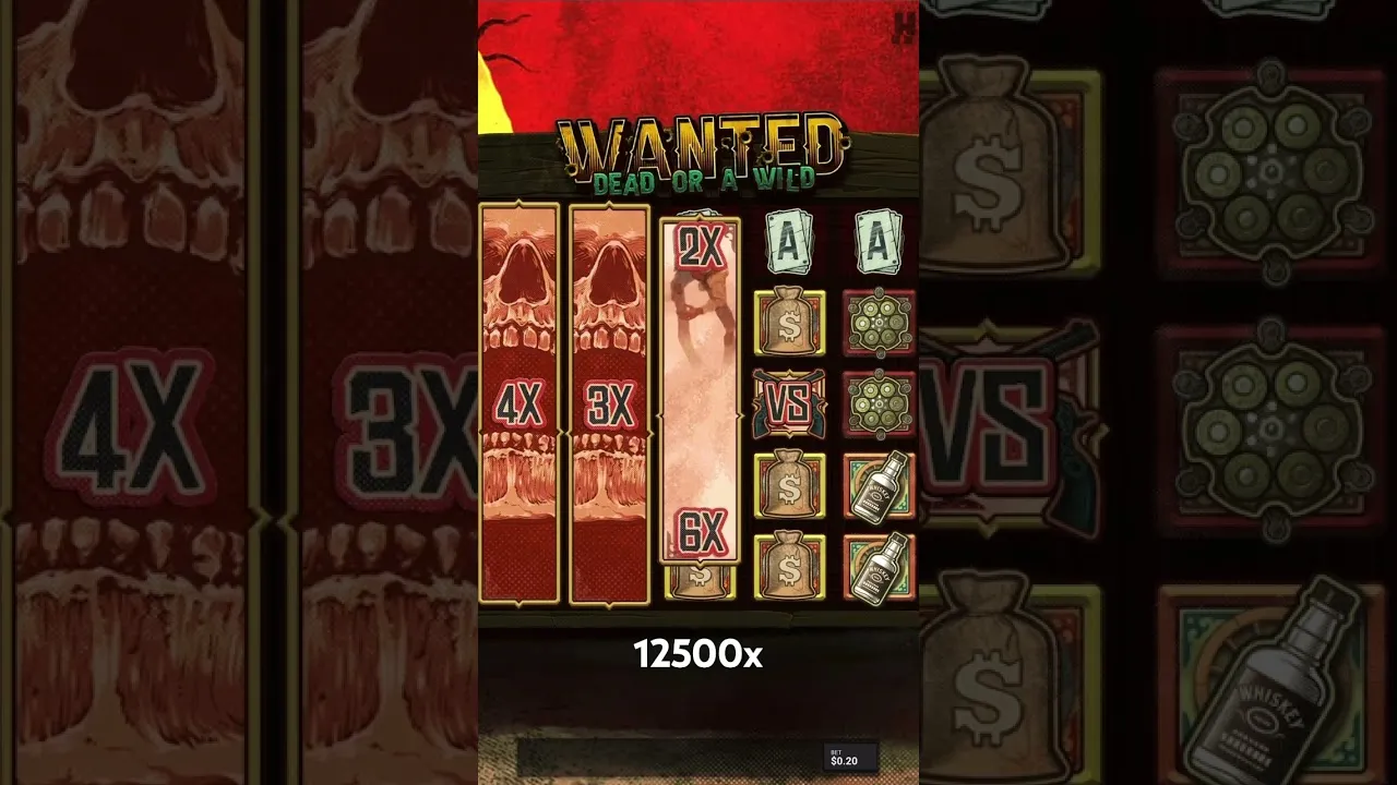 Wanted Dead or a Wild: 12500x Multiplier Insanity!
