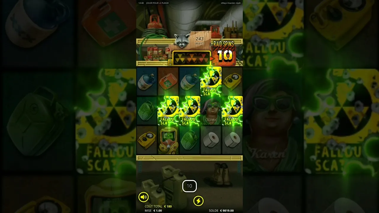 Bunker Raid Free Spins Bonus, 91.5x Multiplier