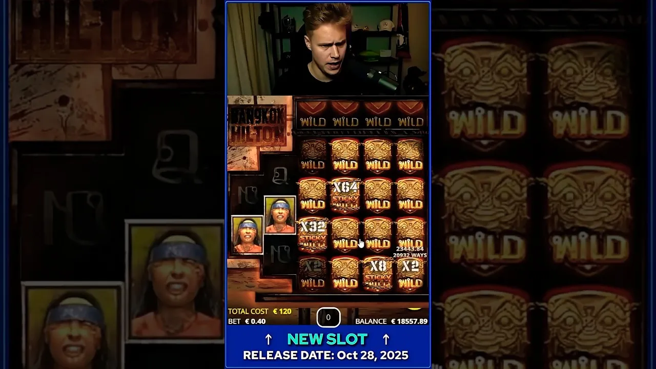 Bangkok Hilton NLC Max Win, 44444x Multiplier Hit
