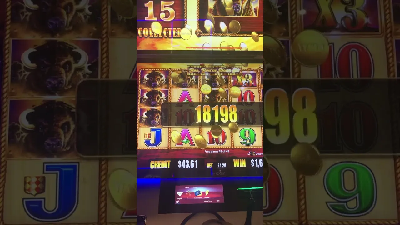 Buffalo Gold Revolution 1475x Win, 15 Gold Heads