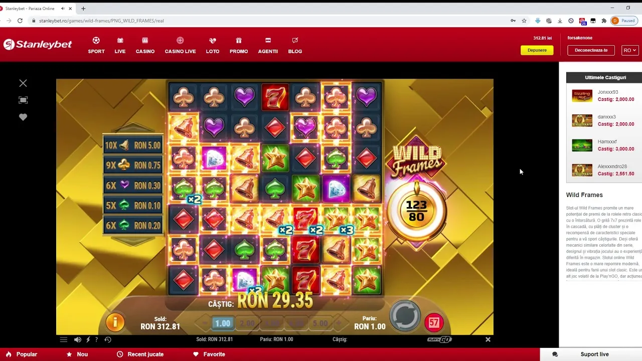 Wild Frames Slot Wilds Win, 7000x Potential Hit