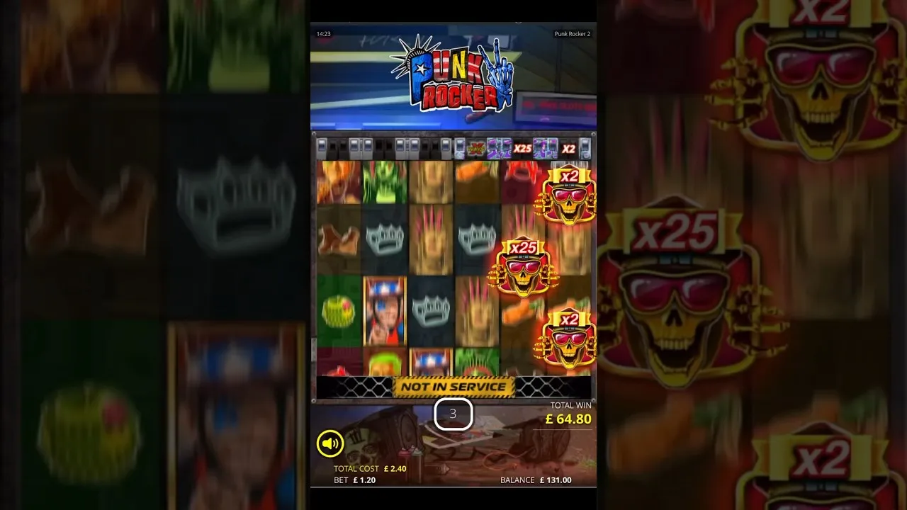 Punk Rocker 2: Nolimit City Slot HUGE 426x Bonus Win!