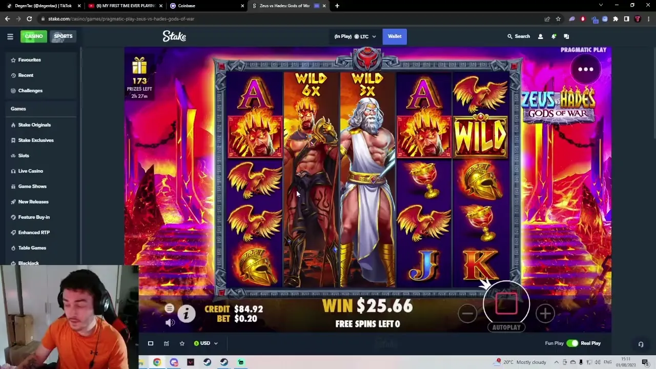 Zeus Hades Bonus Free Spins: Player's 24x Win