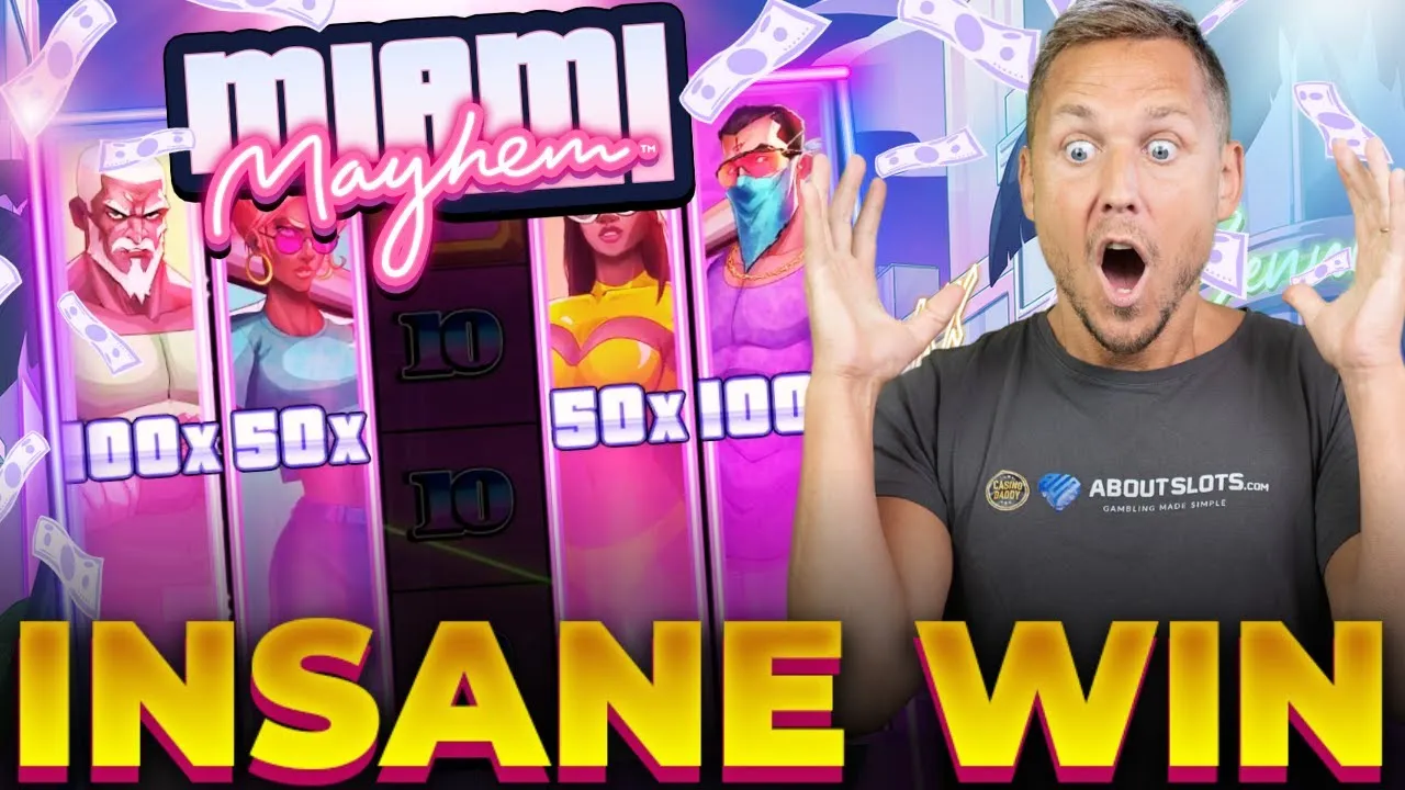 Miami Mayhem 12355x Free Spins Win, Sticky Wilds