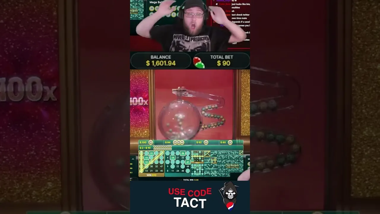 Mega Ball 100x Big Win, Streamer Hits It at Stake