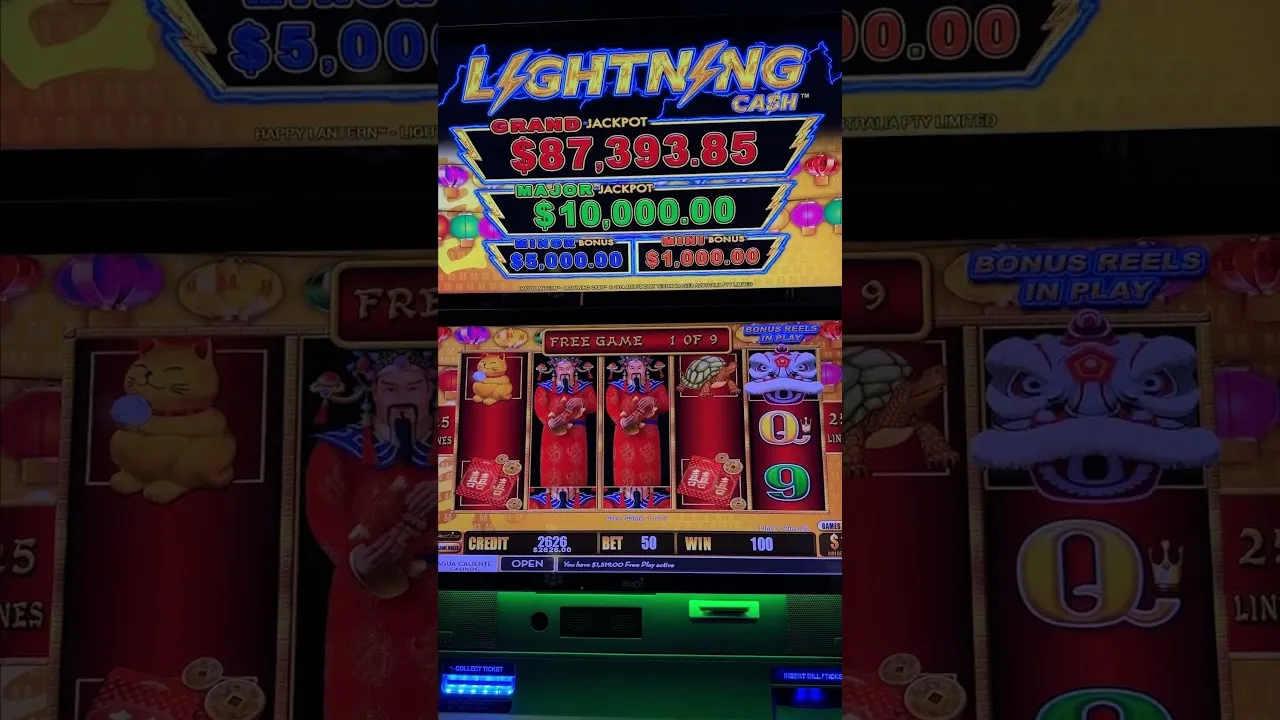 Lightning Cash Free Spins Win: 35x Payout Clip