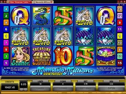 Mermaid's Millions 17x Win: Bonus Round Payout