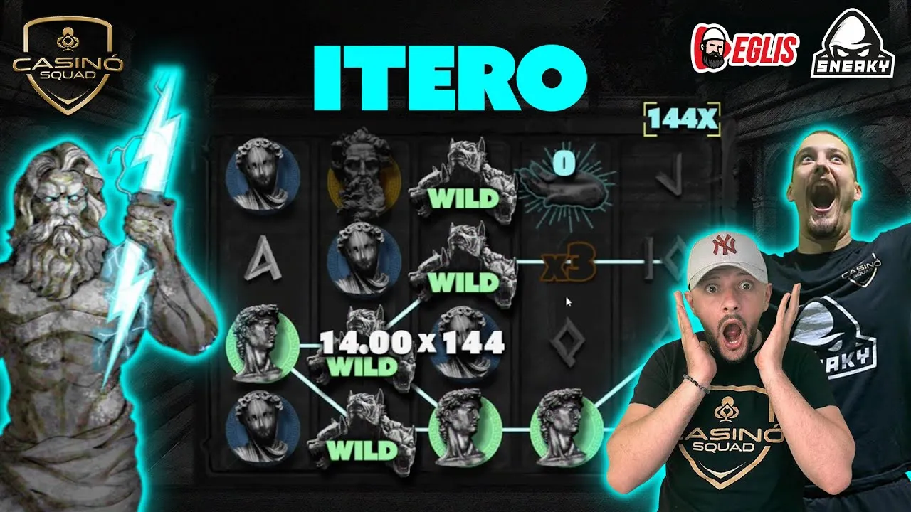 Itero 144x Wilds Win in the Wrath of Jupiter Bonus