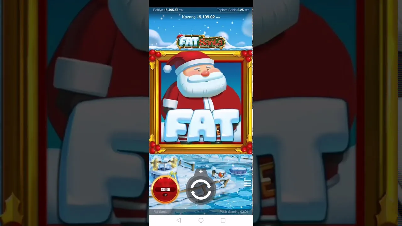Fat Santa Bonus Free Spins Lead to 100x Win