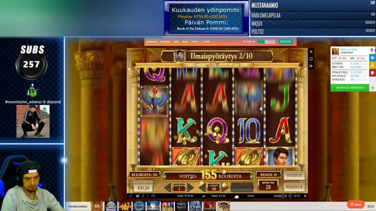Book of Dead: Streamer Lands a HUGE 500x Win! Watch Now!