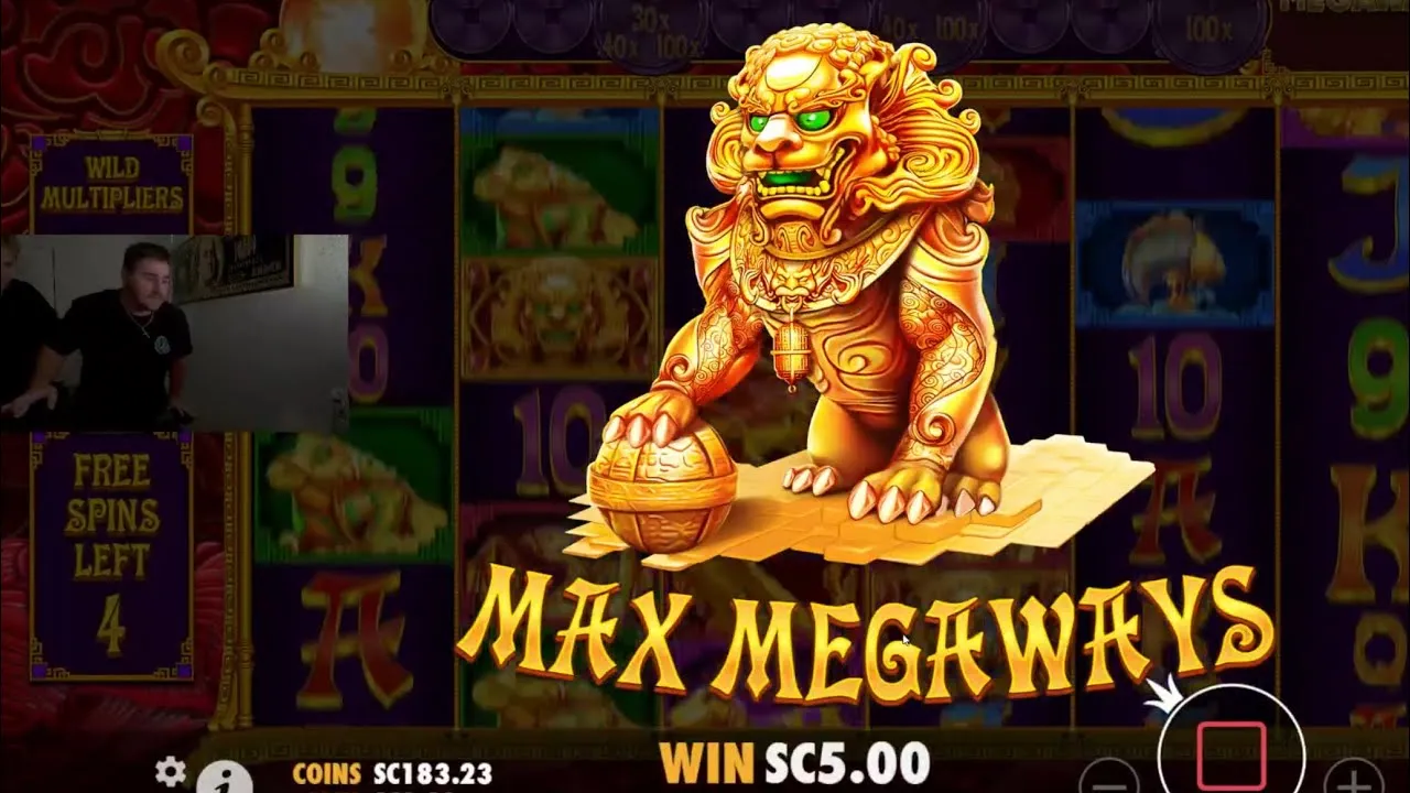 5 Lions Megaways 3200x big win, streamer's choice