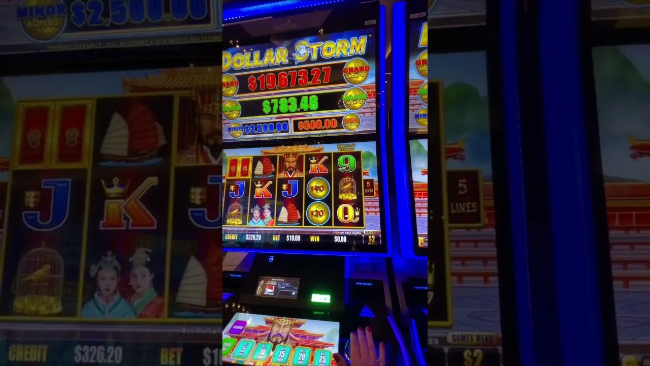 Dollar Storm Slot: Aristocrat's Bonus and Jackpot Fun!