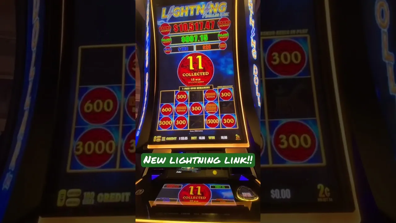 Lightning Link: Incredible Bonus Round Win Unveiled!
