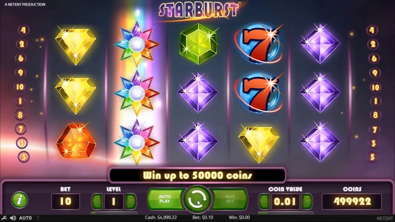 Starburst Slot Big Win! Classic Casino Fun by NetEnt