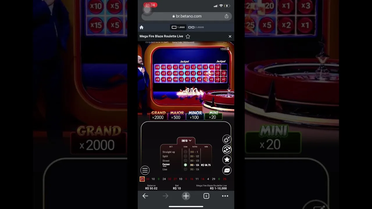 Live Roulette Bonus Win: Mega Fire Blaze 71x