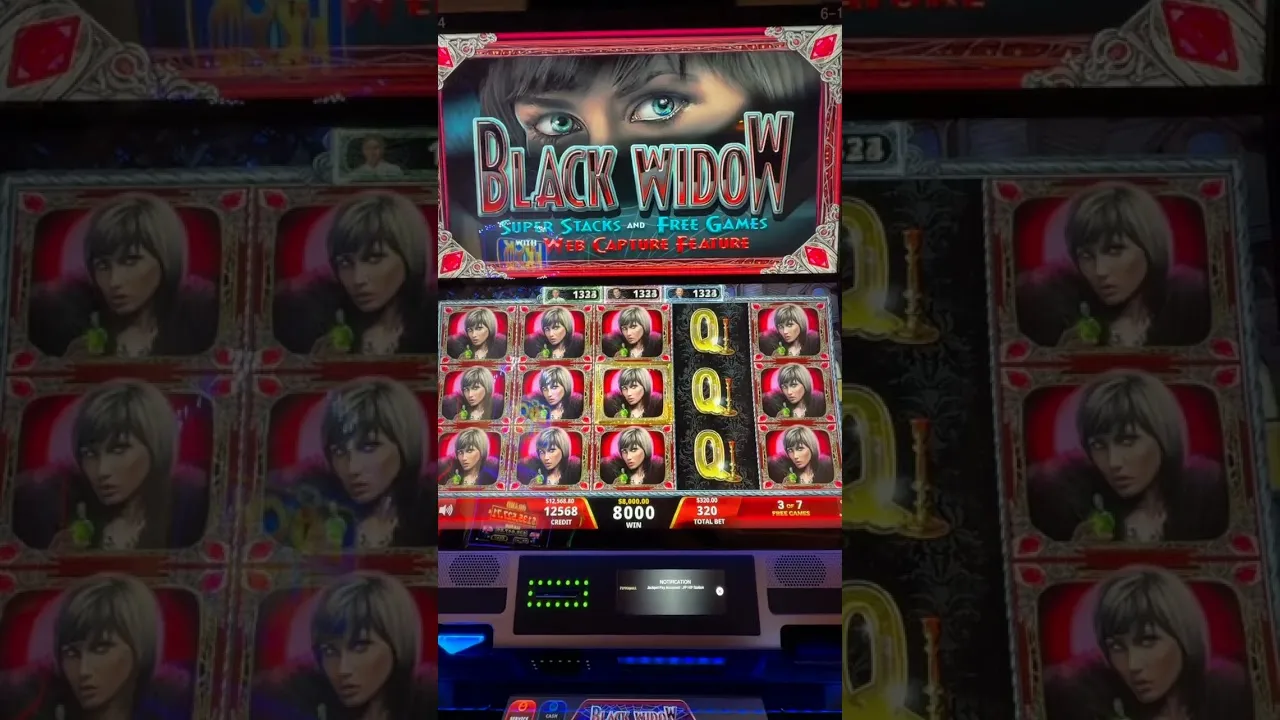 Black Widow Slots Big Win: Free Spins Payout