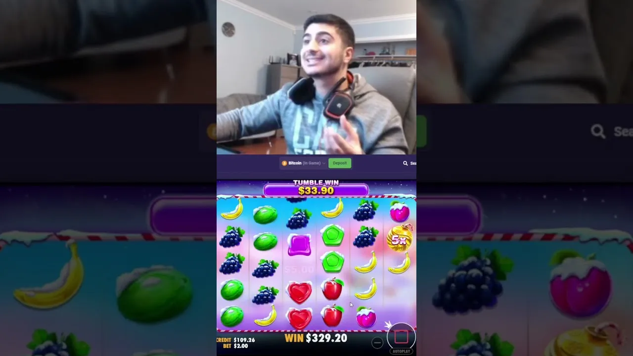 Sweet Bonanza Xmas: Huge 482x Win During Free Spins!