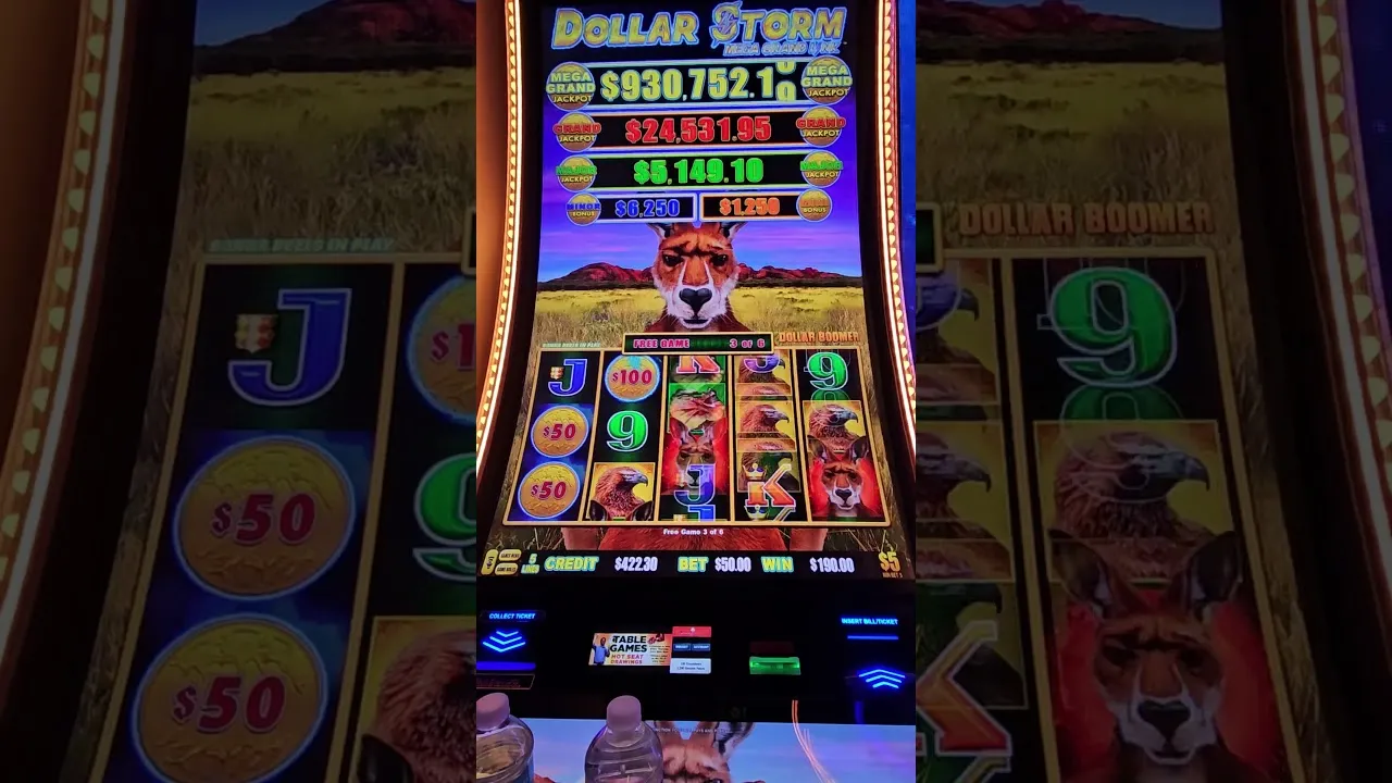 Dollar Storm Slot: $50 Bet Triggers HUGE Free Games!