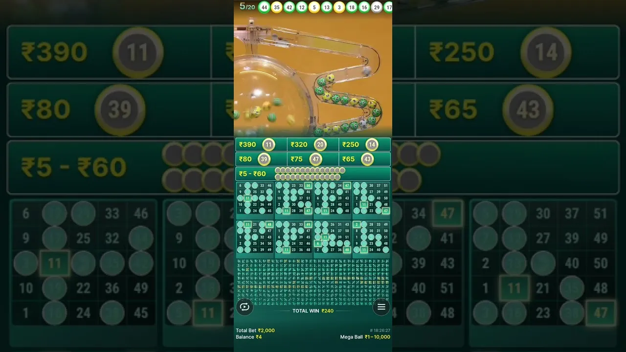 Mega Ball 25x Big Win Final Ball Drawn Video