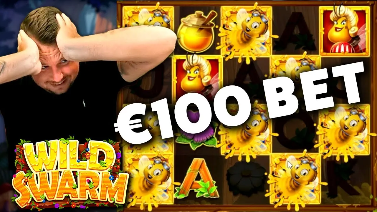 Wild Swarm: Streamer Triggers 186x Bonus Win (Push Gaming)