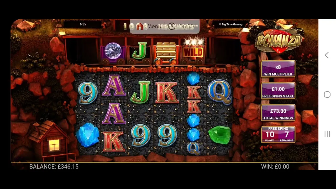 Bonanza Slot: Big Win with Bonus Spins - £102 Payout!