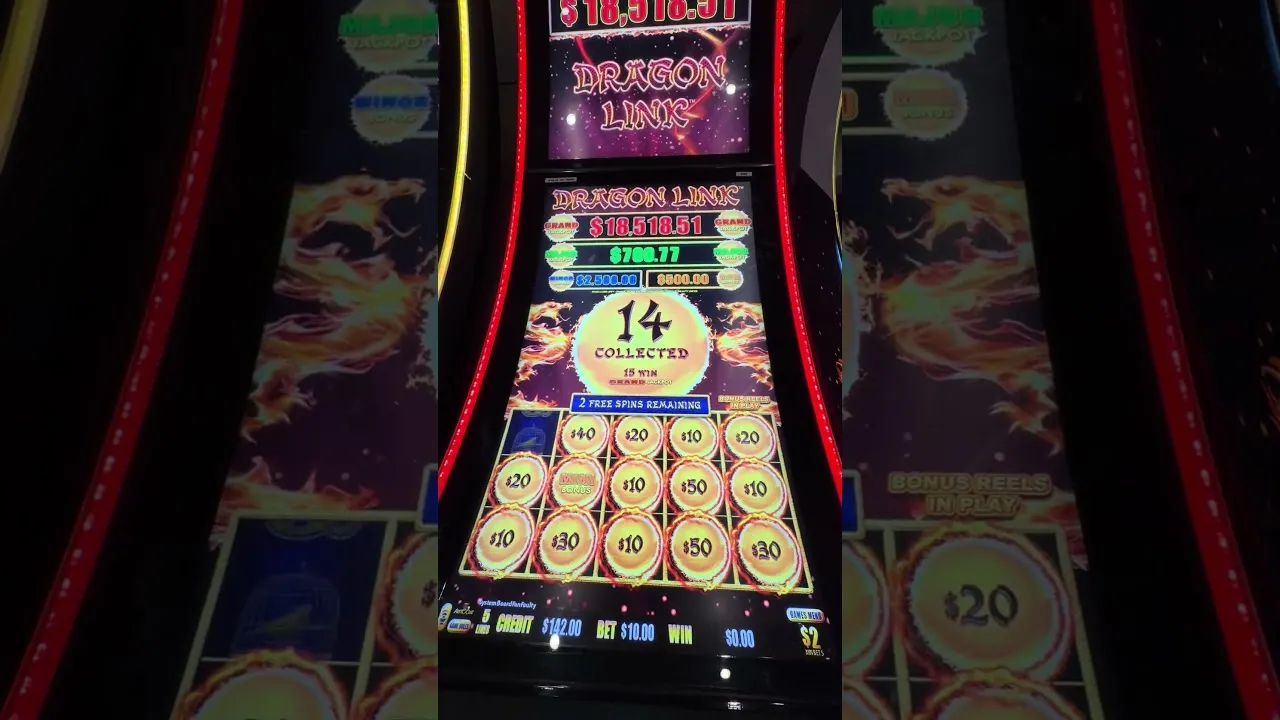 Dragon Link: Insane 81x Multiplier Big Win on Aristocrat Slot!