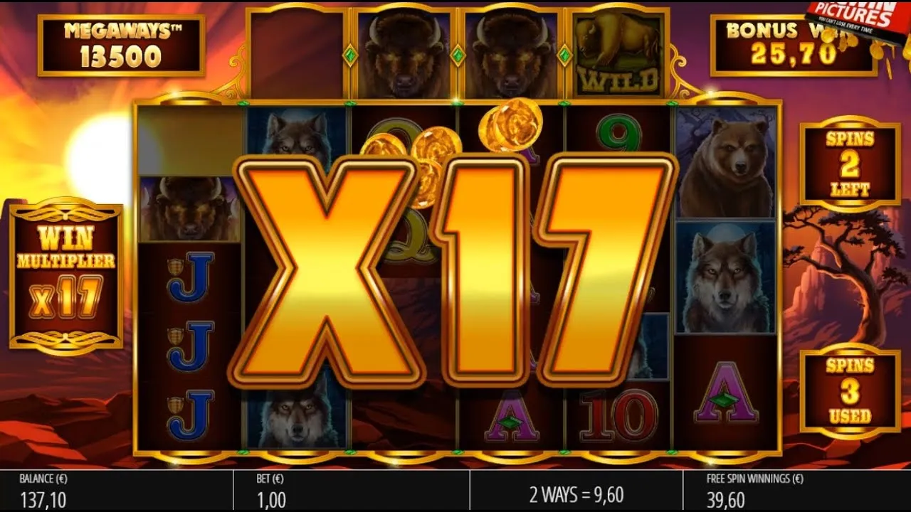 Buffalo Rising Megaways: Big Win Free Spins Bonus!