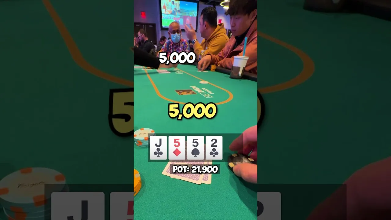 Unbelievable Poker Bluff - Did He Really Just Do That?!