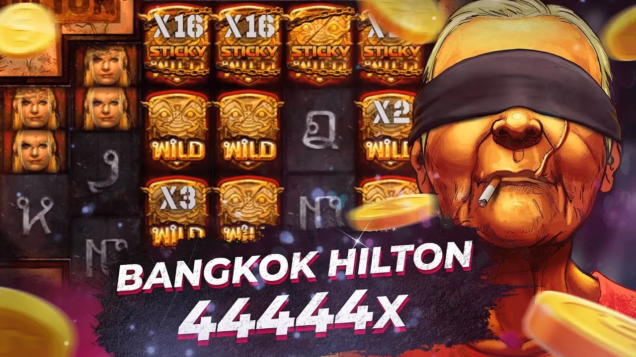 Bangkok Hilton Sticky Wilds: 44444x Multiplier Win