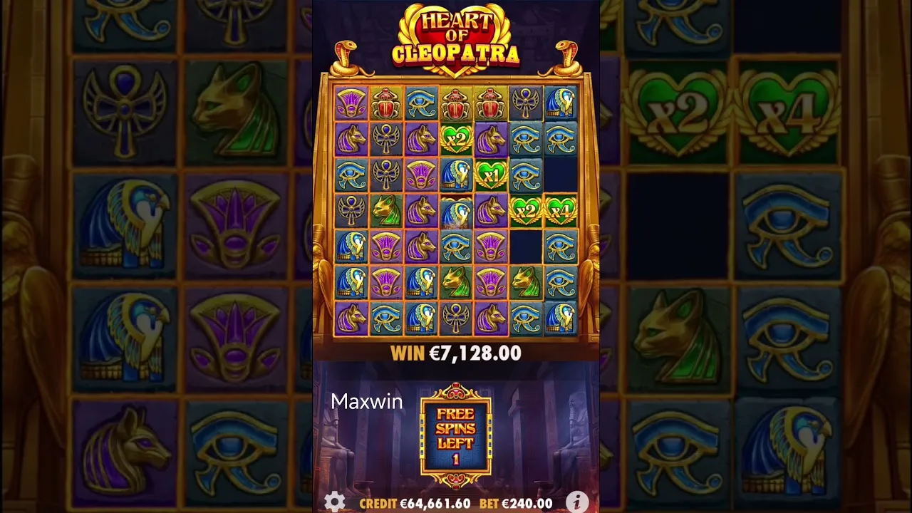 Cleopatra Max Win Free Spins 5000x Payout