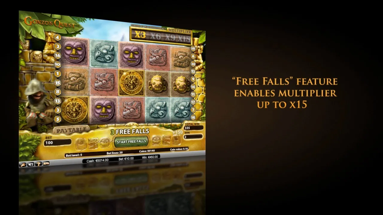 Gonzo's Quest Eldorado Win with a 15x Multiplier