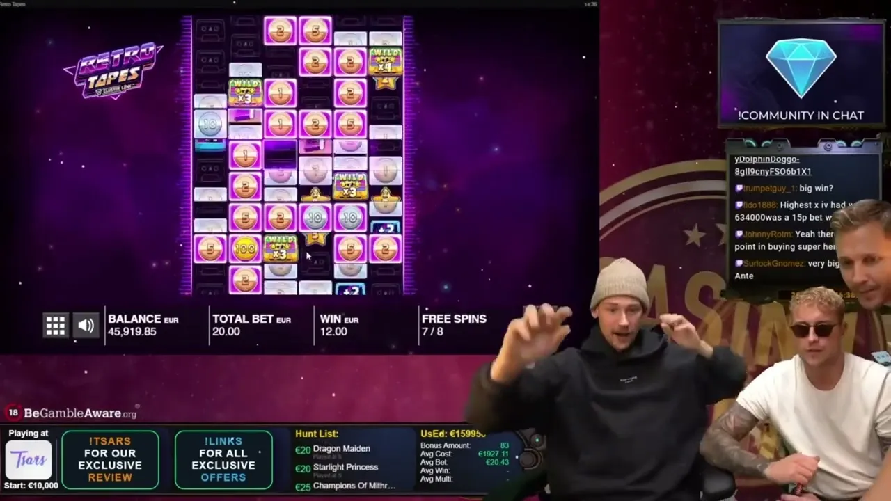 Retro Tapes: MAX WIN! CasinoDaddy Crushes Push Gaming (10000x)