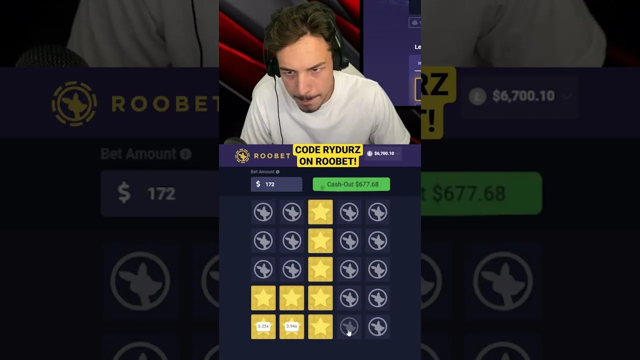 Roobet Mines: Epic 10x Multiplier Win - Watch the Gameplay!
