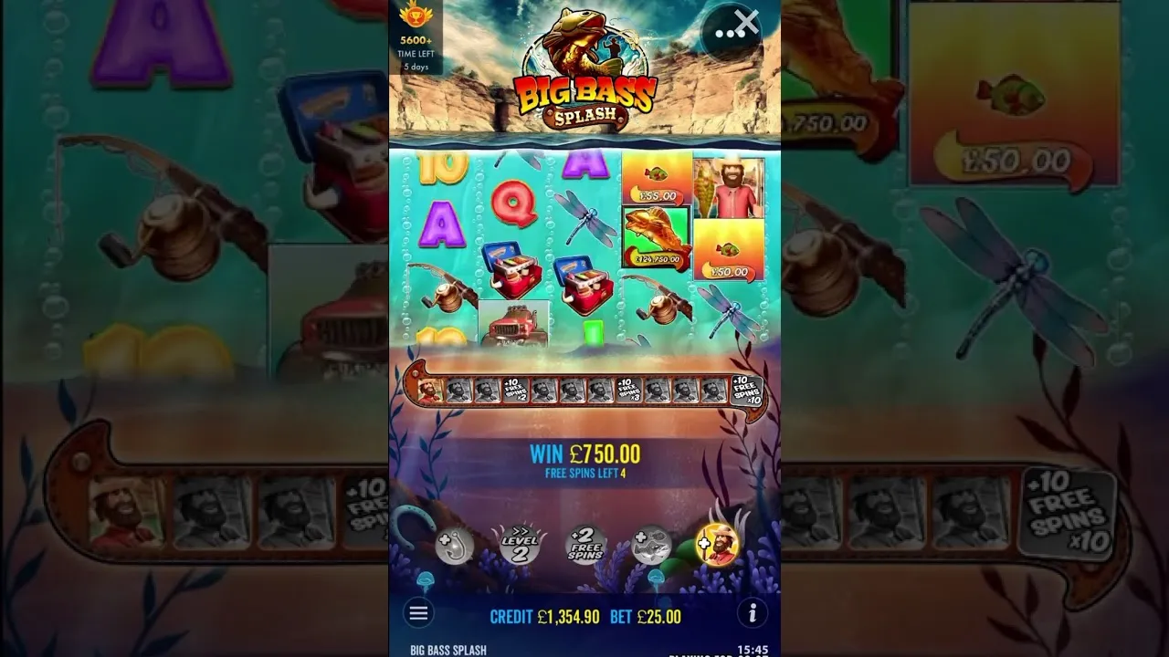 Big Bass Splash: Reel in a HUGE Free Spins Win! (Pragmatic)
