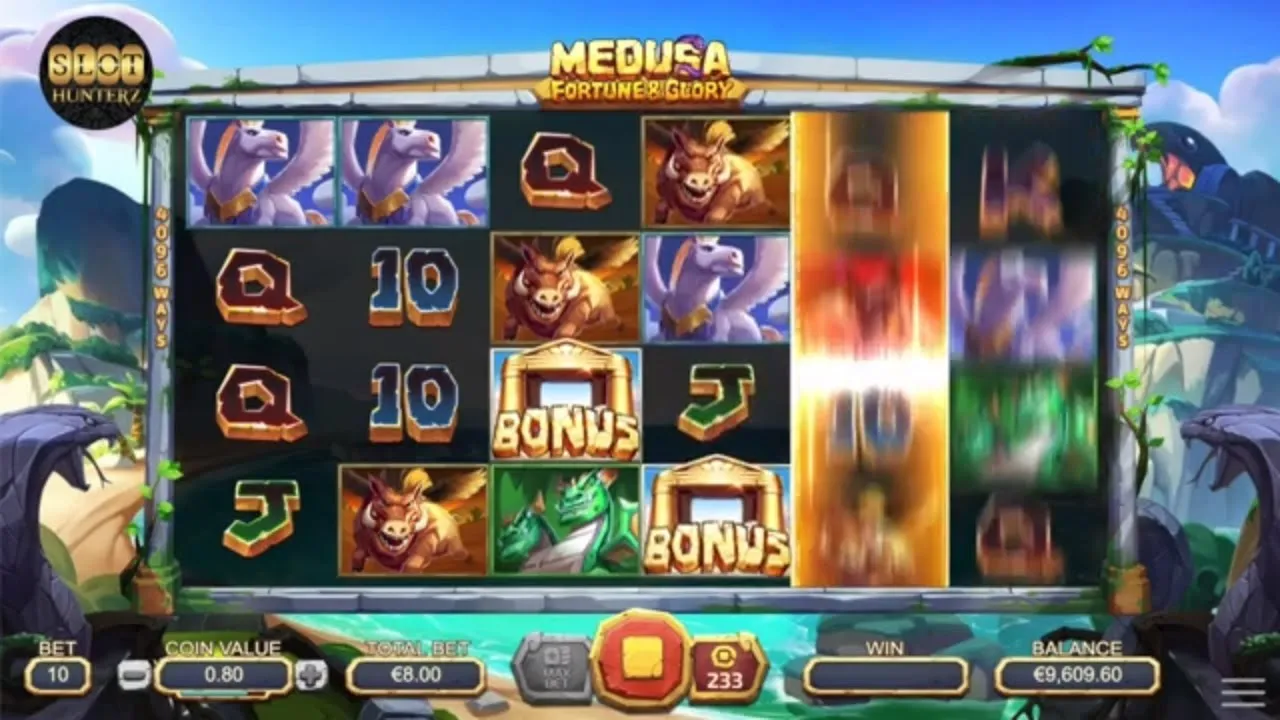 Medusa Fortune & Glory: Big Win on Yggdrasil Slot!