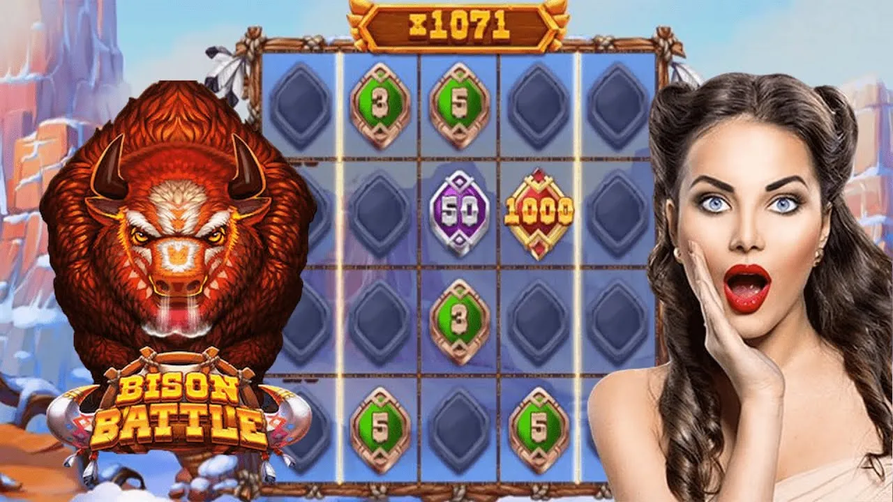 Bison Battle Slot: HUGE 1071x Win on Ice Park Bonus!